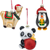 Adorable Animal Glass Bauble Ornament - Aaria Tees Aaria Tees