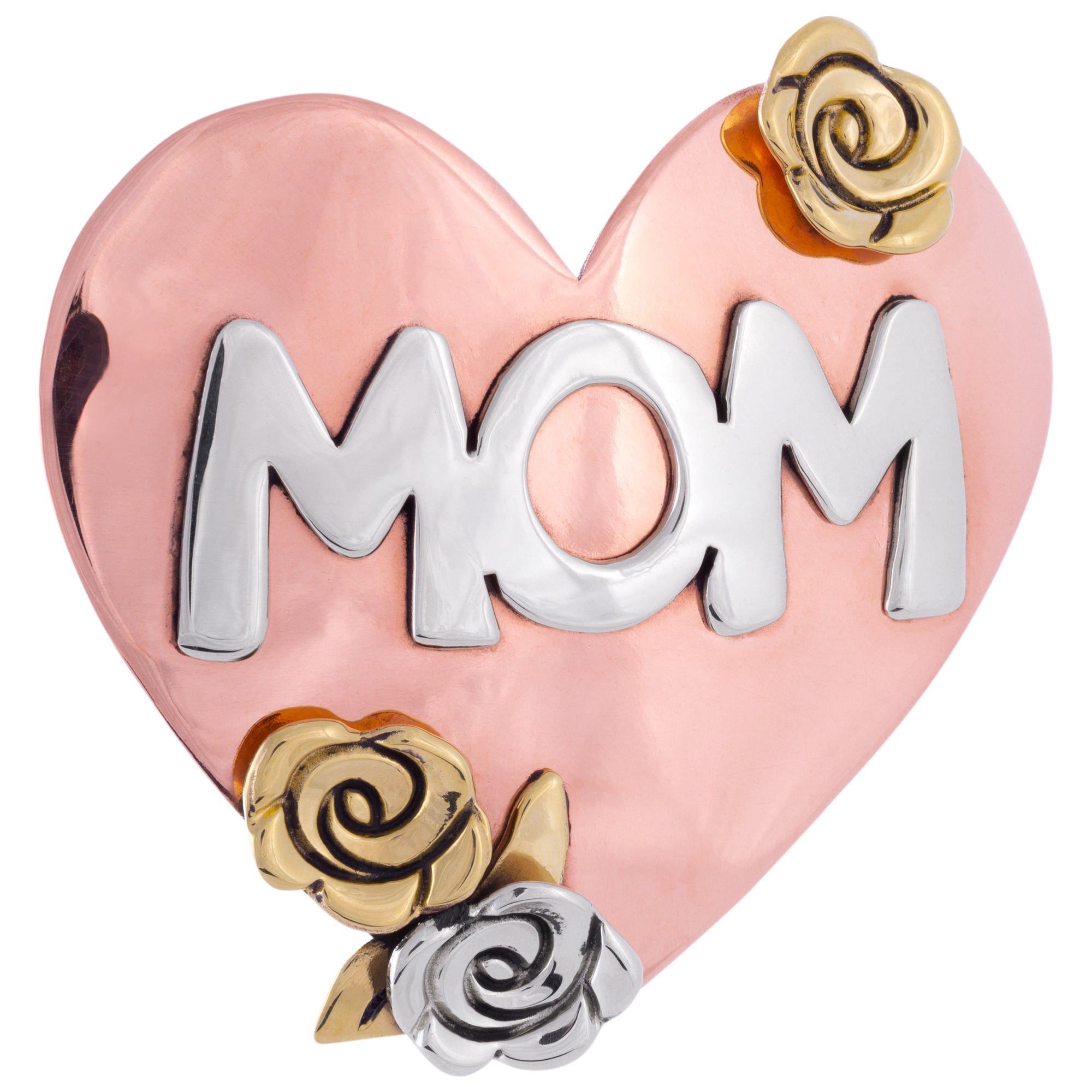 Best Mom Mixed Metal Pin - Aaria Tees Aaria Tees