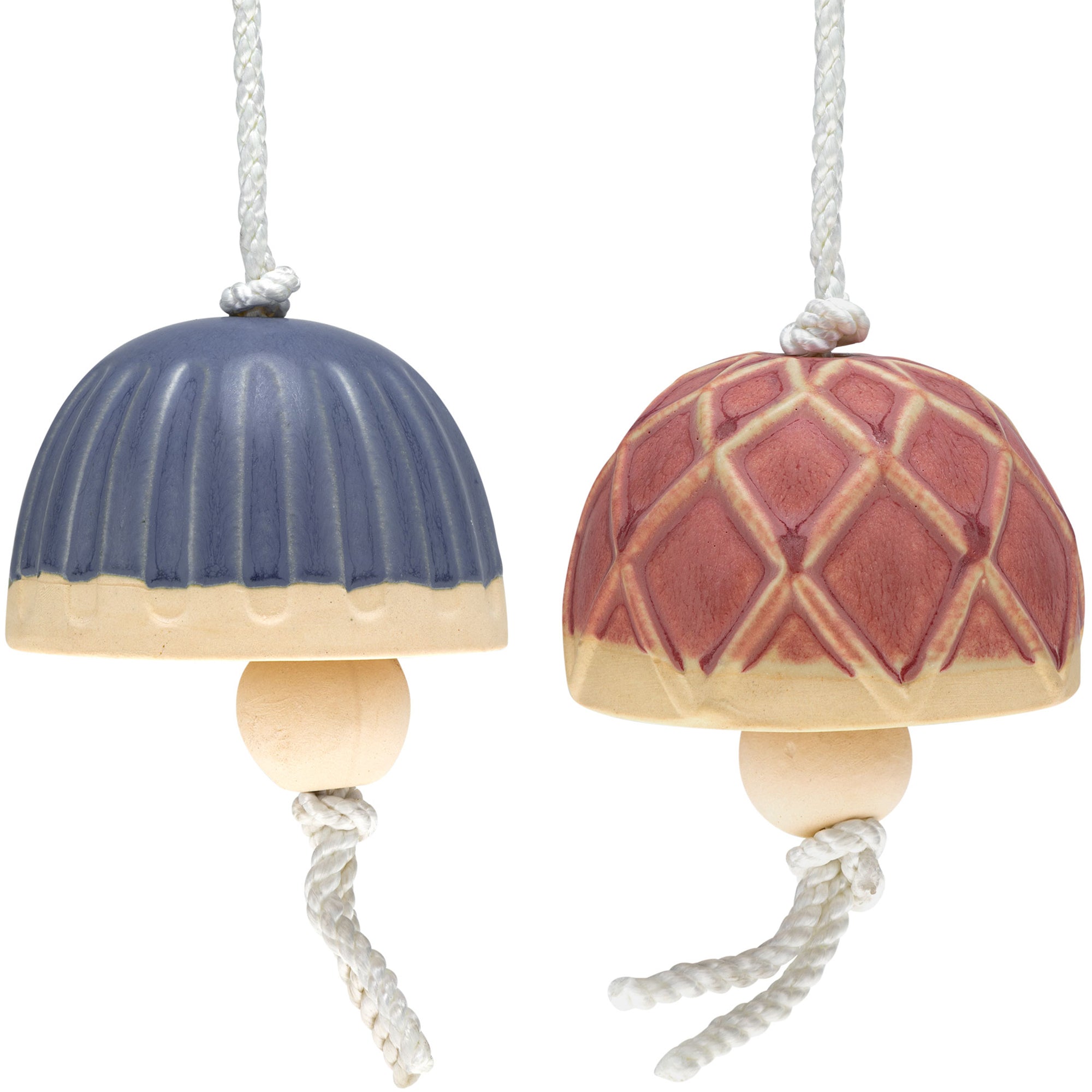 Mushroom Ceramic Bell Wind Chime - Aaria Tees Aaria Tees
