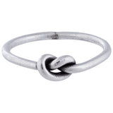 Tiny Knot Sterling Silver Ring - Aaria Tees Aaria Tees