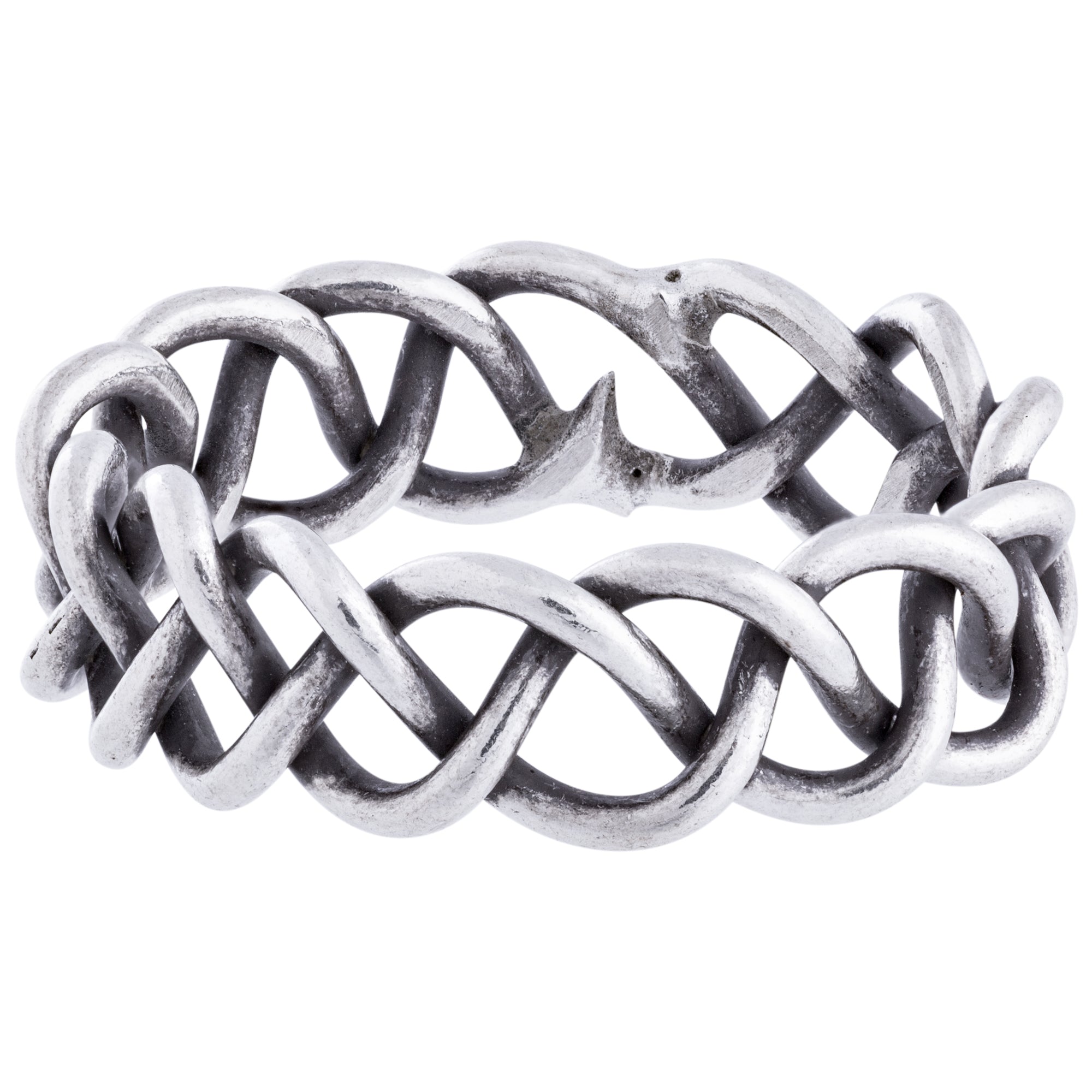 Chain Link Sterling Silver Ring - Aaria Tees Aaria Tees
