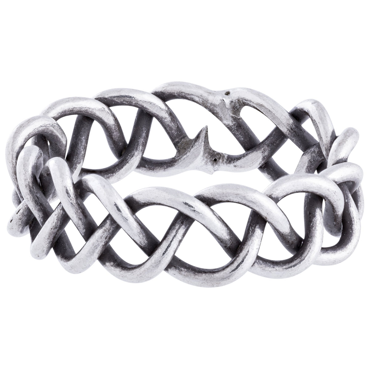 Chain Link Sterling Silver Ring - Aaria Tees