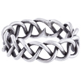 Chain Link Sterling Silver Ring - Aaria Tees Aaria Tees
