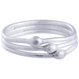 Tiny Dots Sterling Silver Ring - Aaria Tees Aaria Tees