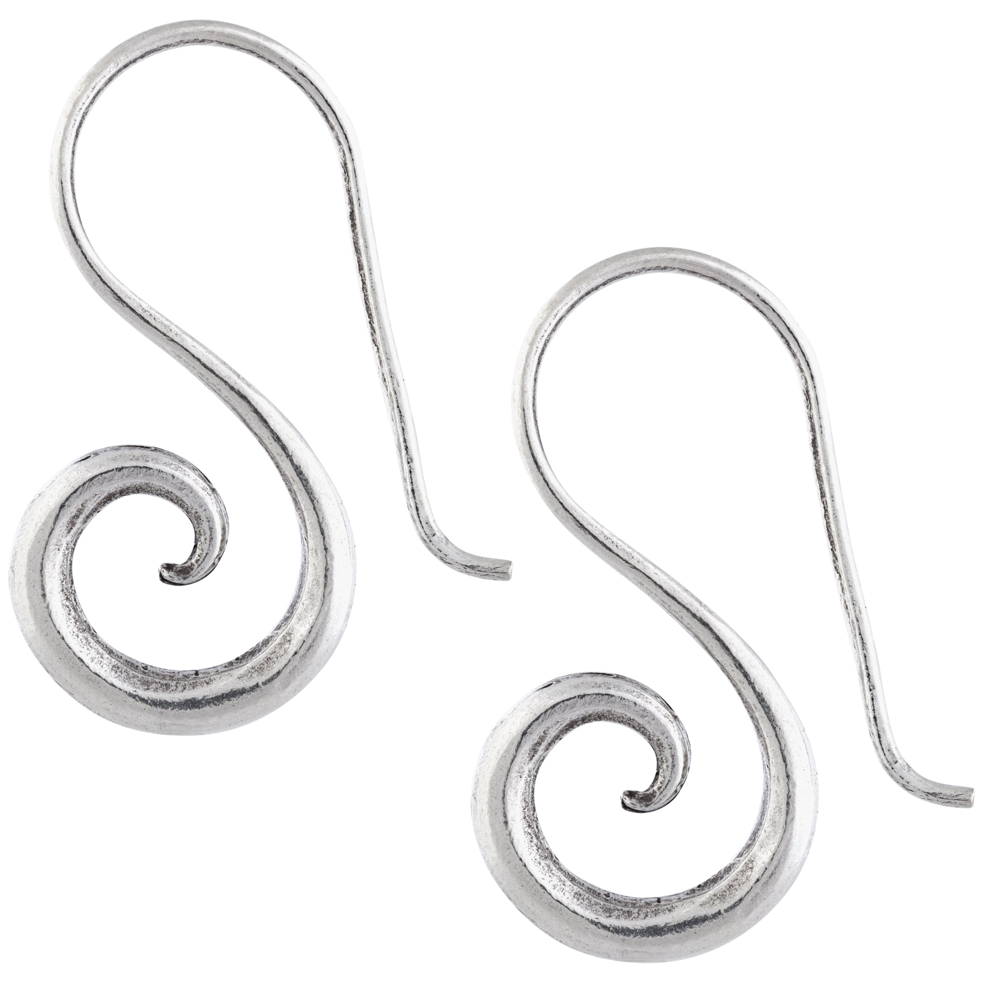 Chunky Swirl Sterling Silver Earrings - Aaria Tees Aaria Tees