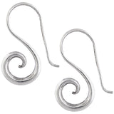 Chunky Swirl Sterling Silver Earrings - Aaria Tees Aaria Tees