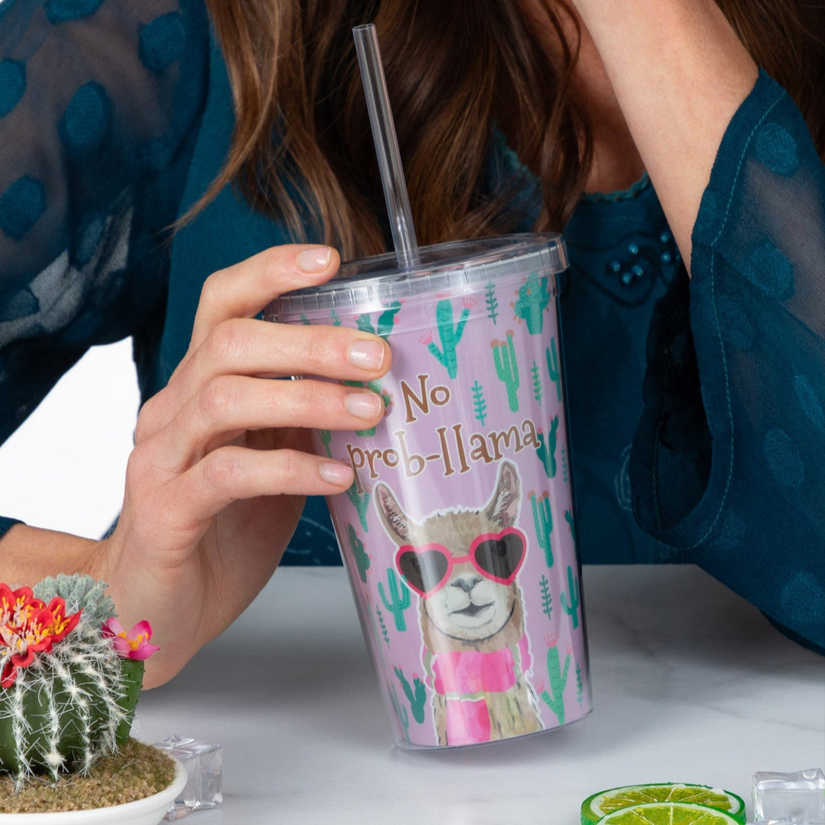 No Prob-Llama Travel Cup - Aaria Tees