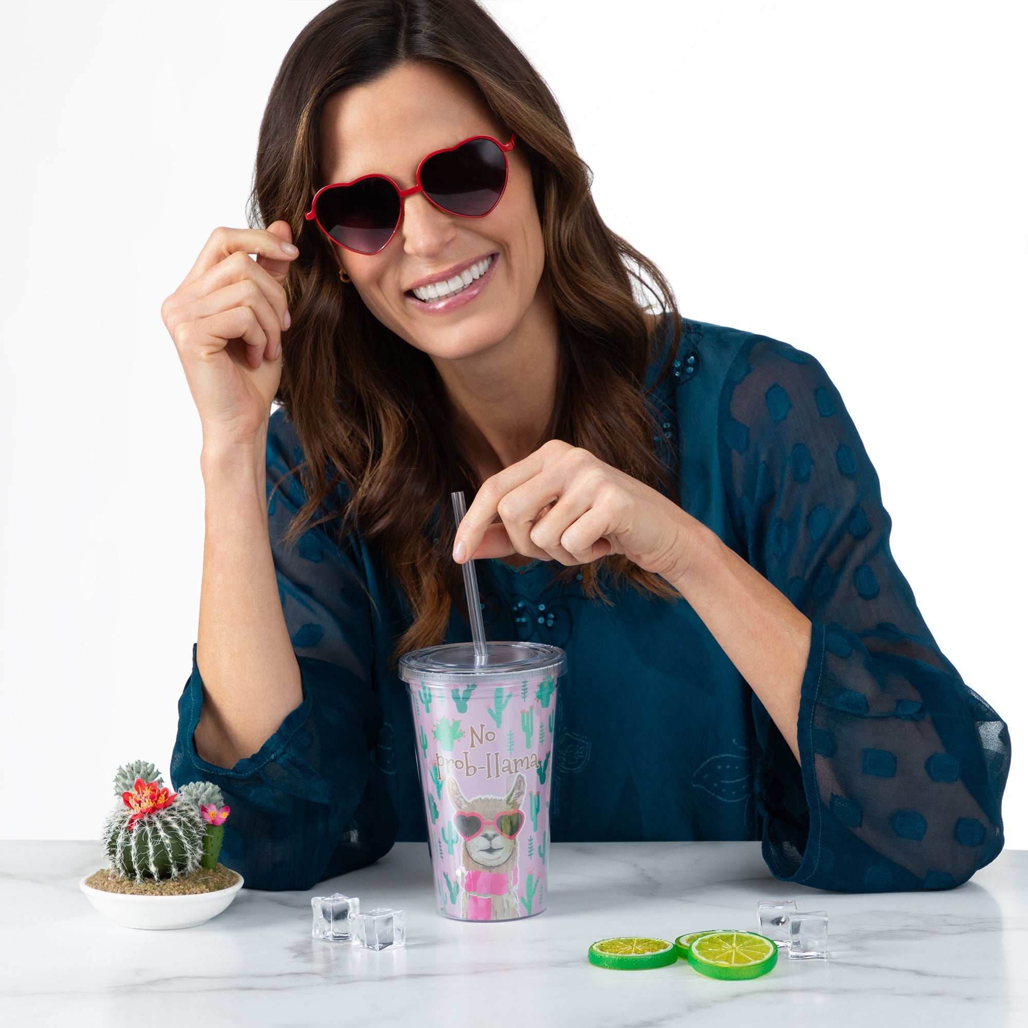No Prob-Llama Travel Cup - Aaria Tees Aaria Tees