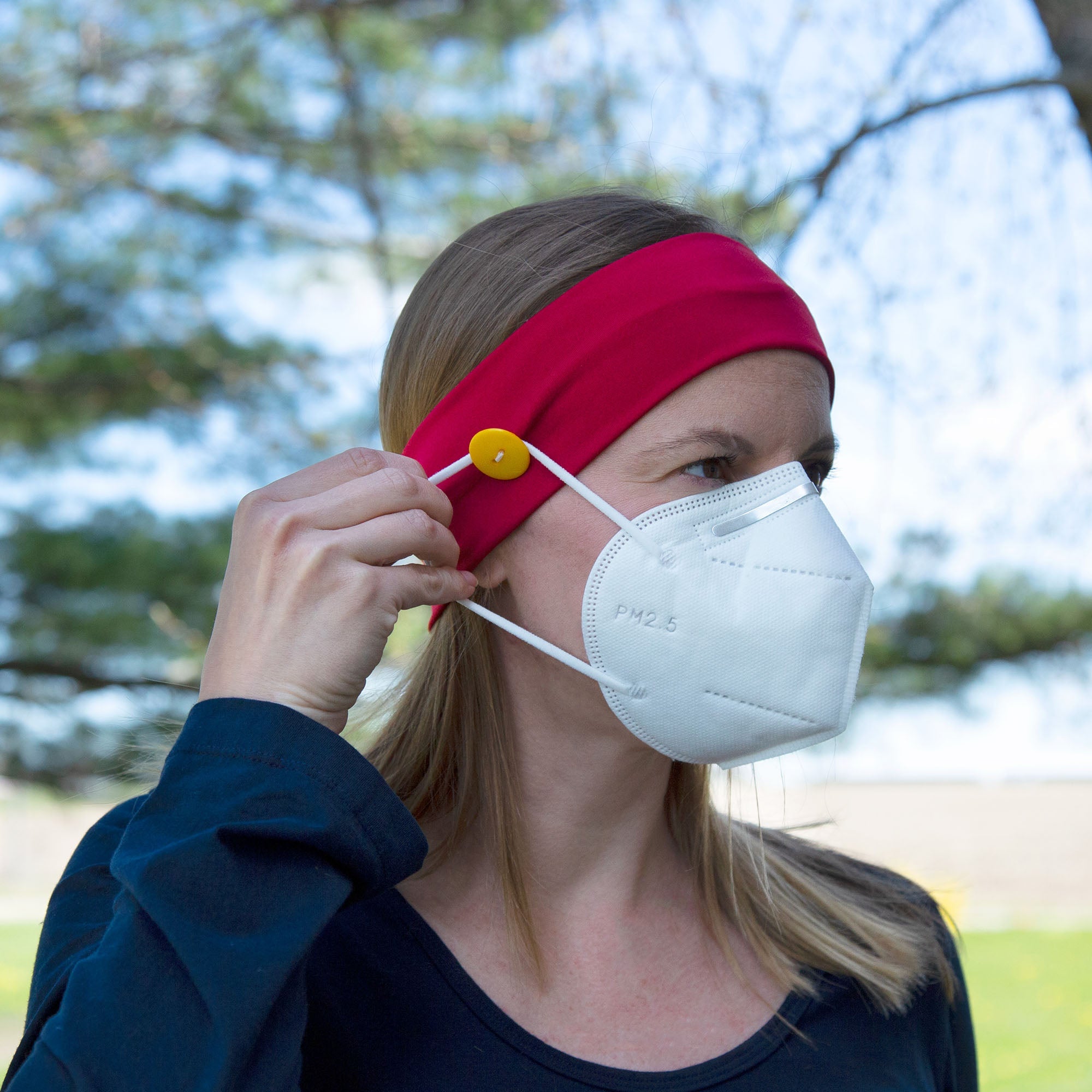 2-in-1 Headband for Face Mask - Aaria Tees Aaria Tees