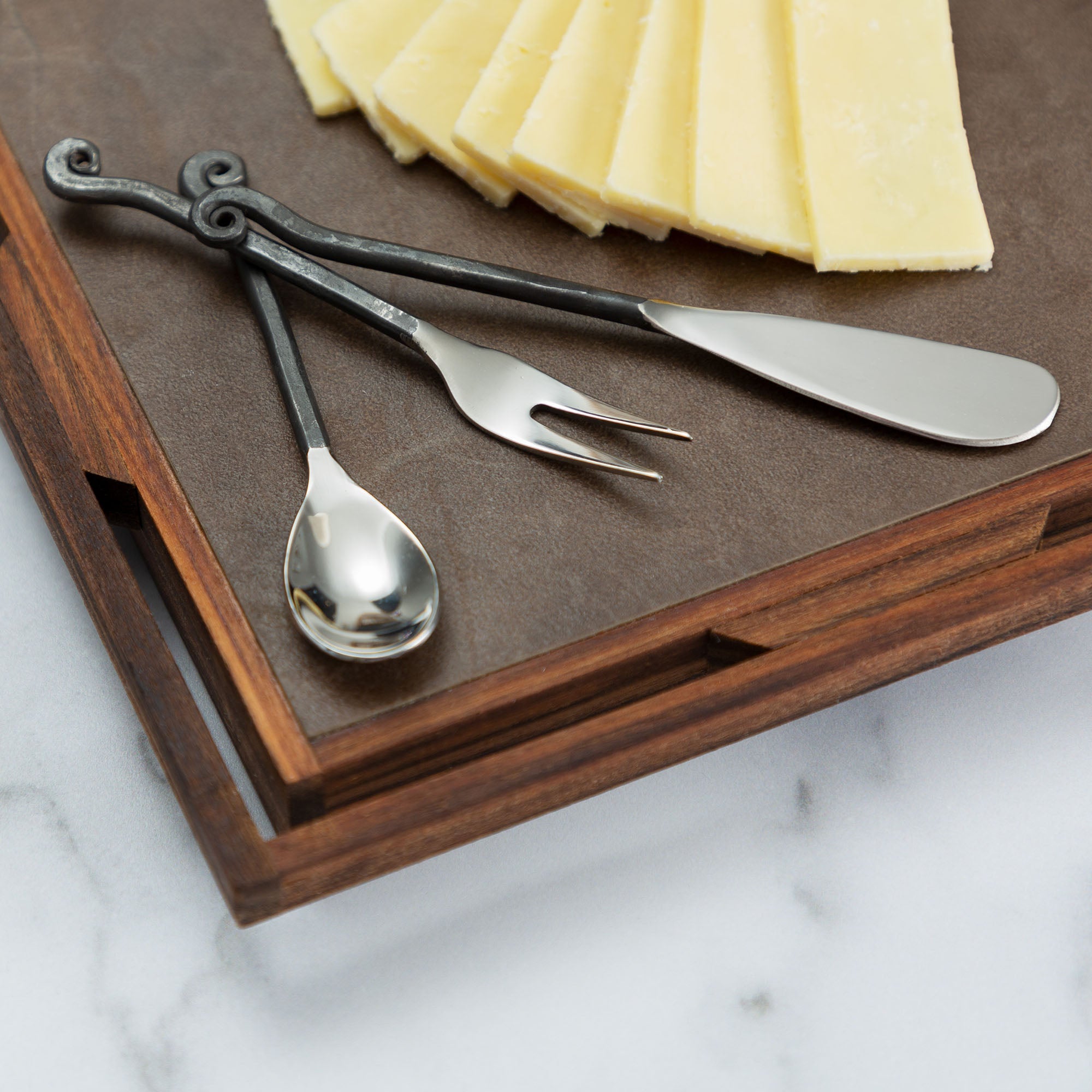 Hand-Forged Stainless Steel Cutlery Set - Aaria Tees Aaria Tees
