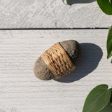 Bamboo Wrapped River Rock - Aaria Tees Aaria Tees