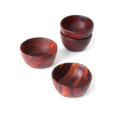 Hand-Carved Small Zambezi Teak Bowl - Aaria Tees Aaria Tees