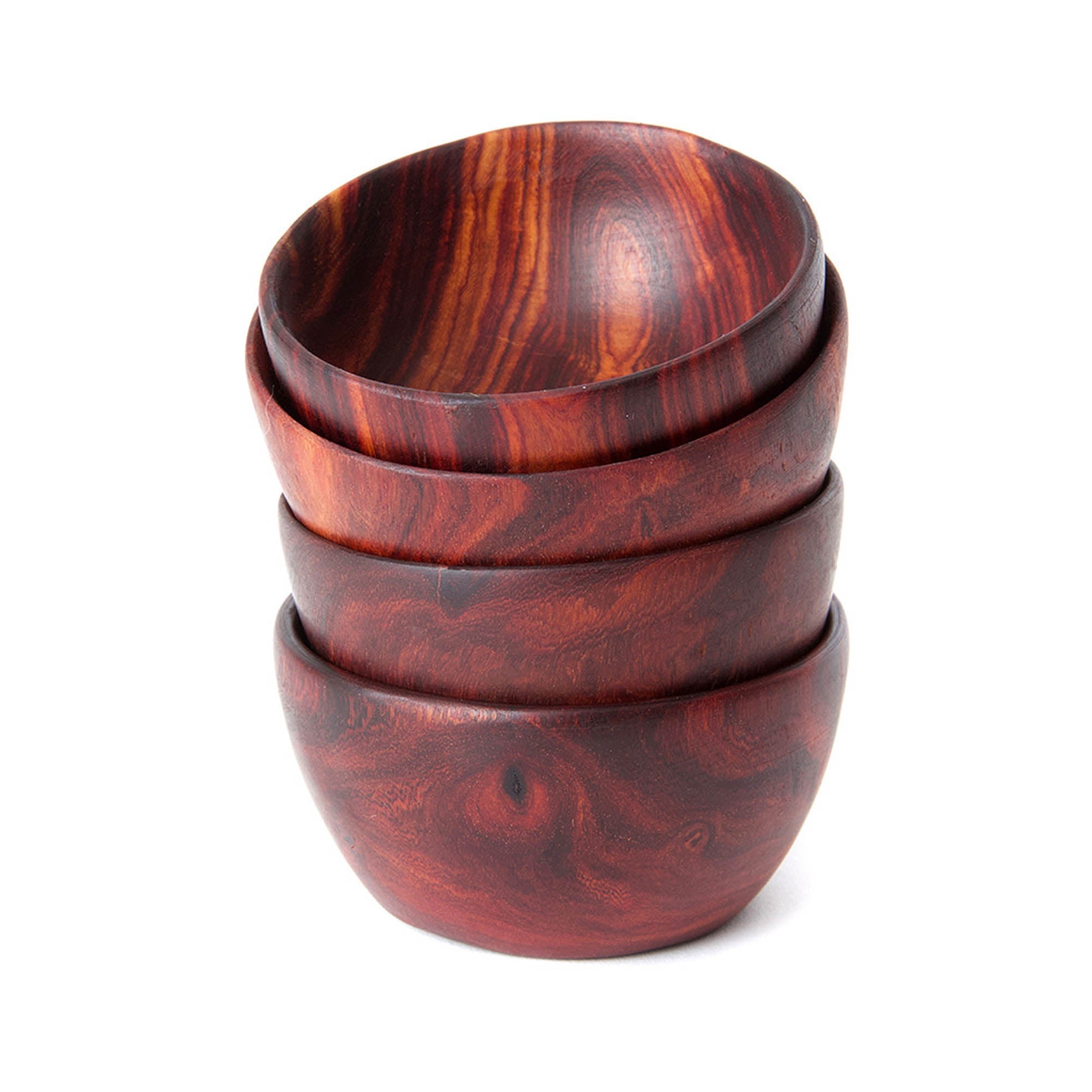 Hand-Carved Small Zambezi Teak Bowl - Aaria Tees Aaria Tees