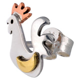 Sweet Rooster Post Earrings - Aaria Tees Aaria Tees