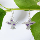 Whimsical Hummingbird Earrings - Aaria Tees Aaria Tees