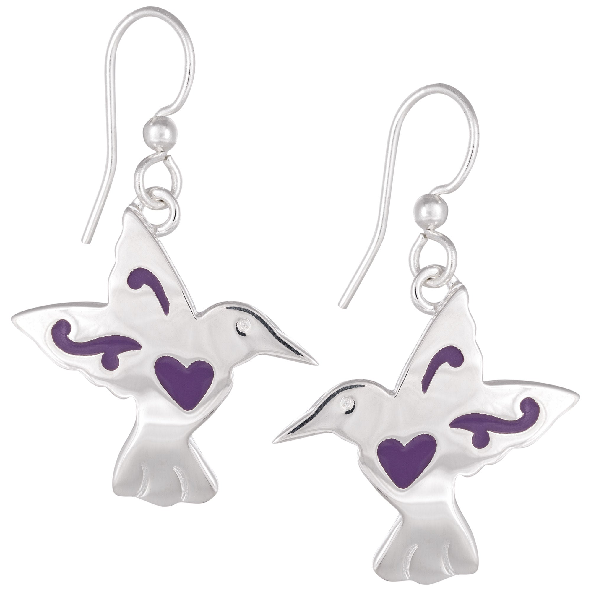 Whimsical Hummingbird Earrings - Aaria Tees Aaria Tees