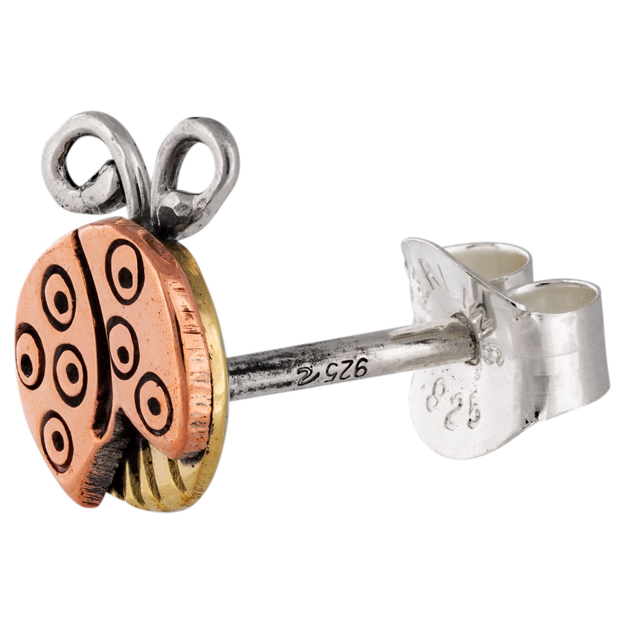 Sweet Ladybug Post Earrings - Aaria Tees Aaria Tees