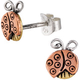 Sweet Ladybug Post Earrings - Aaria Tees Aaria Tees