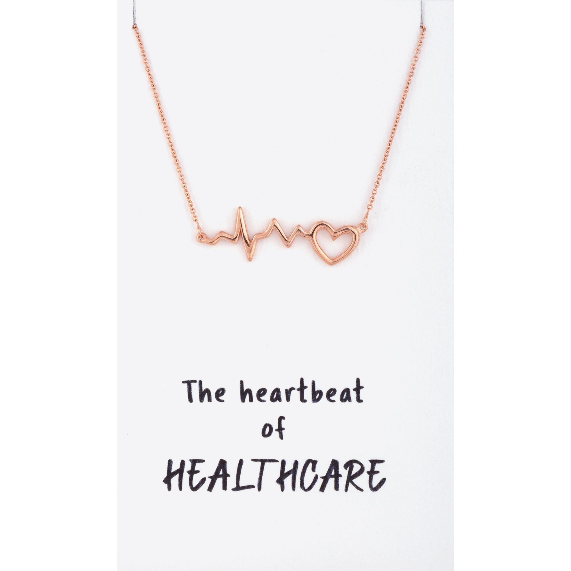 The Heartbeat of Healthcare Necklace - Aaria Tees Aaria Tees