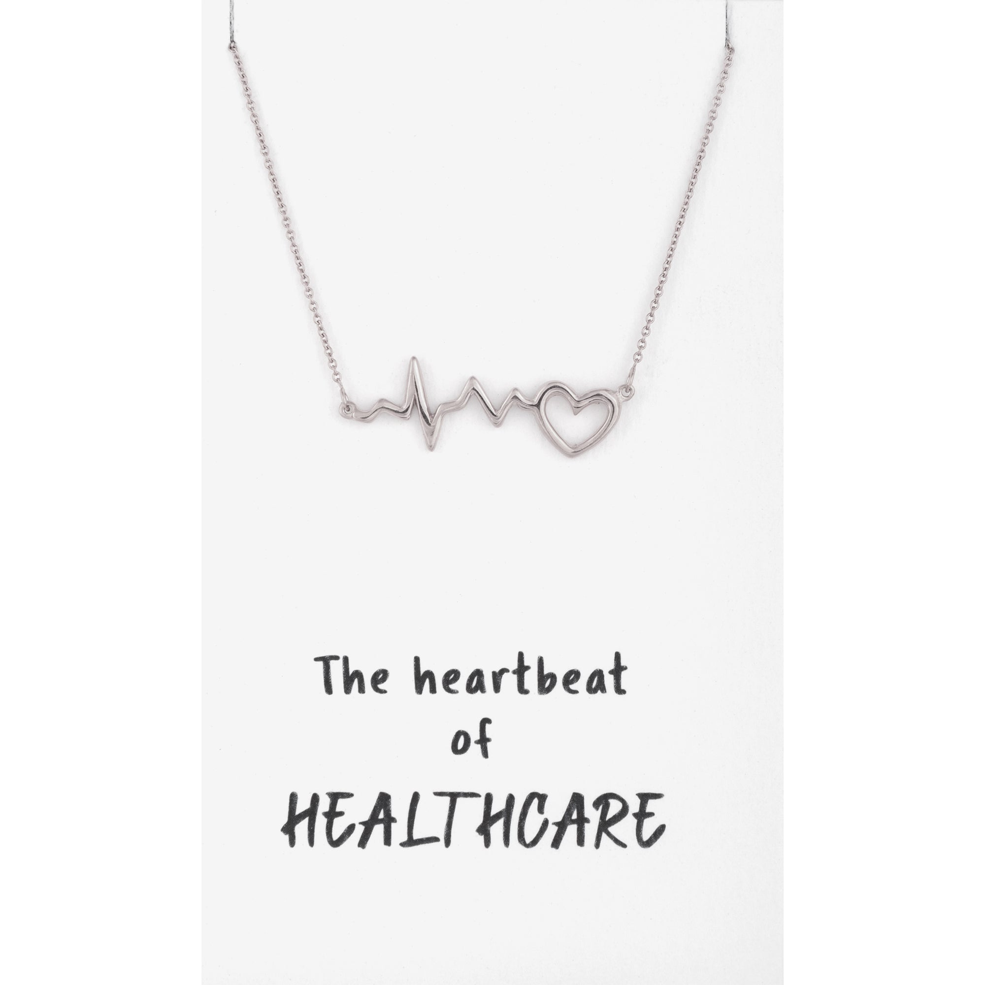 The Heartbeat of Healthcare Necklace - Aaria Tees Aaria Tees