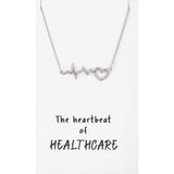 The Heartbeat of Healthcare Necklace - Aaria Tees Aaria Tees