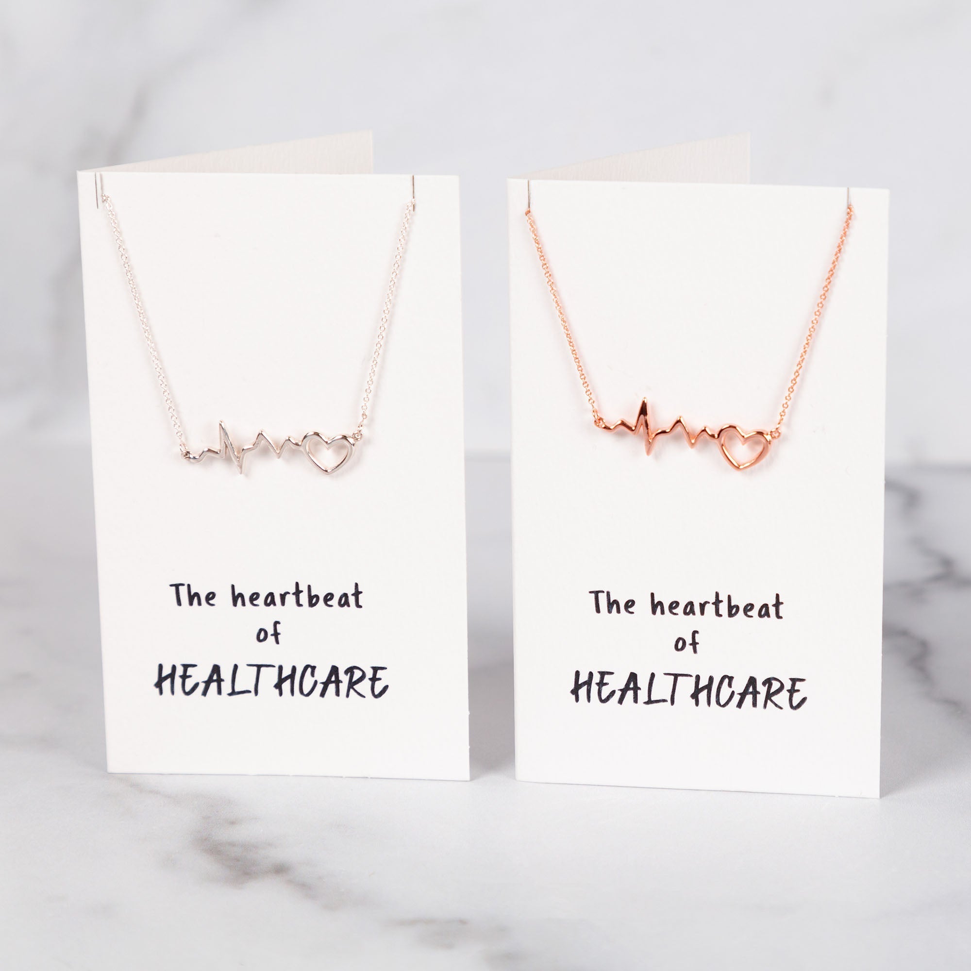The Heartbeat of Healthcare Necklace - Aaria Tees Aaria Tees