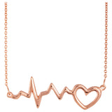 The Heartbeat of Healthcare Necklace - Aaria Tees Aaria Tees