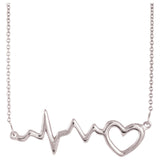 The Heartbeat of Healthcare Necklace - Aaria Tees Aaria Tees