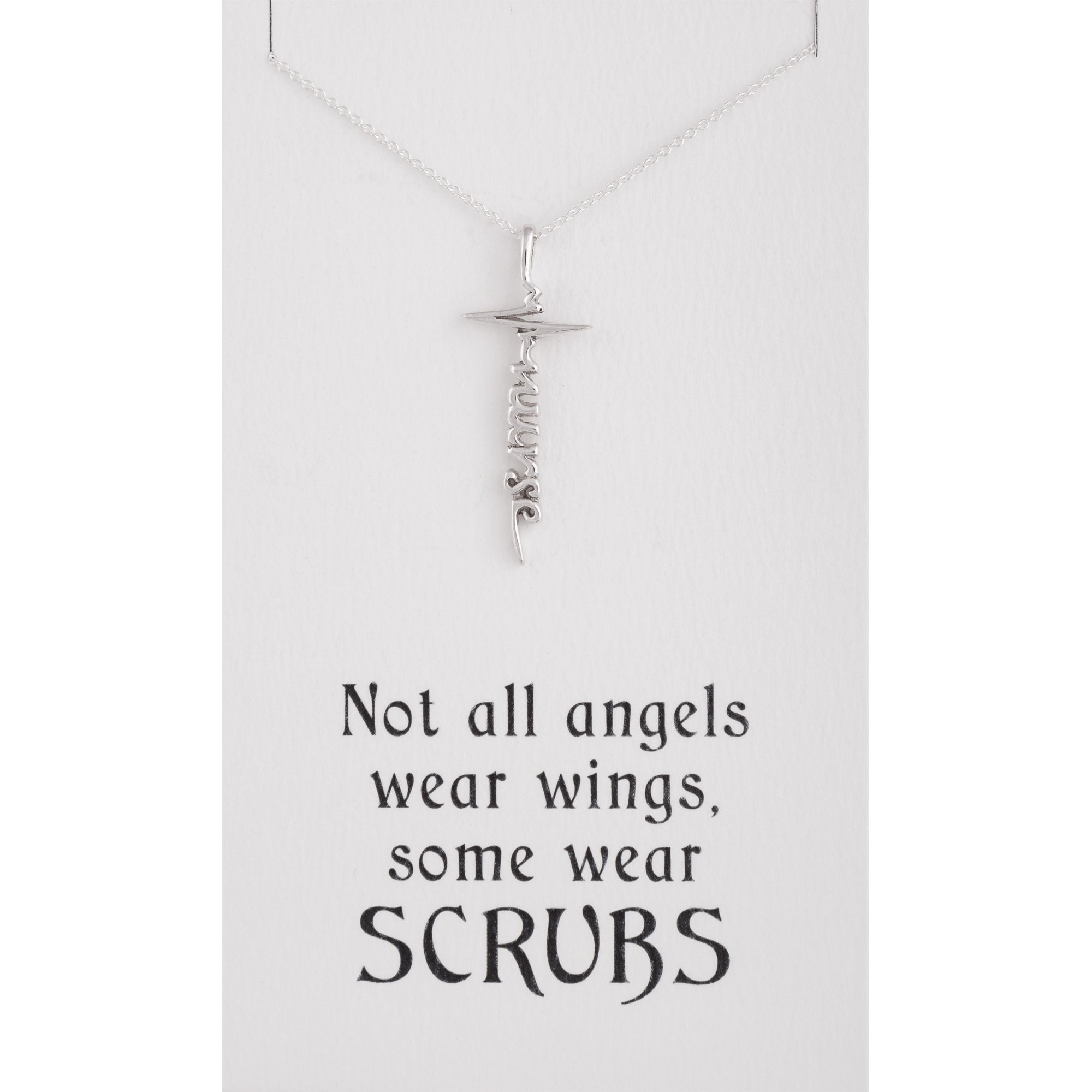 Healthcare Superhero Sterling Silver Necklace - Aaria Tees Aaria Tees