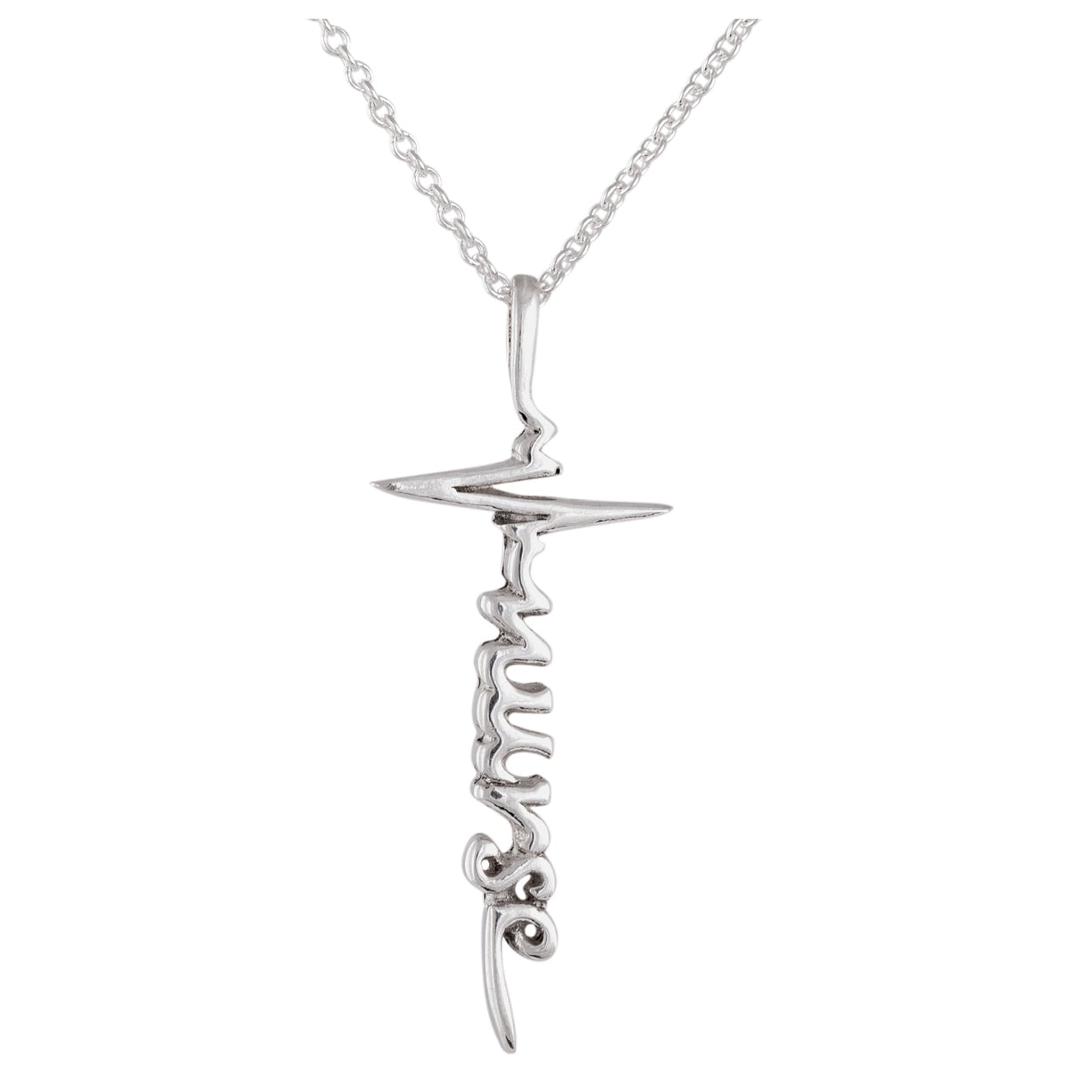 Healthcare Superhero Sterling Silver Necklace - Aaria Tees