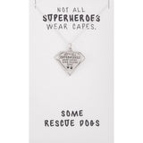 Real Heroes Rescue Dogs Necklace - Aaria Tees Aaria Tees