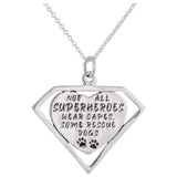 Real Heroes Rescue Dogs Necklace - Aaria Tees Aaria Tees
