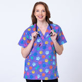 Pawsitivley Lovely Scrub Top - Aaria Tees Aaria Tees