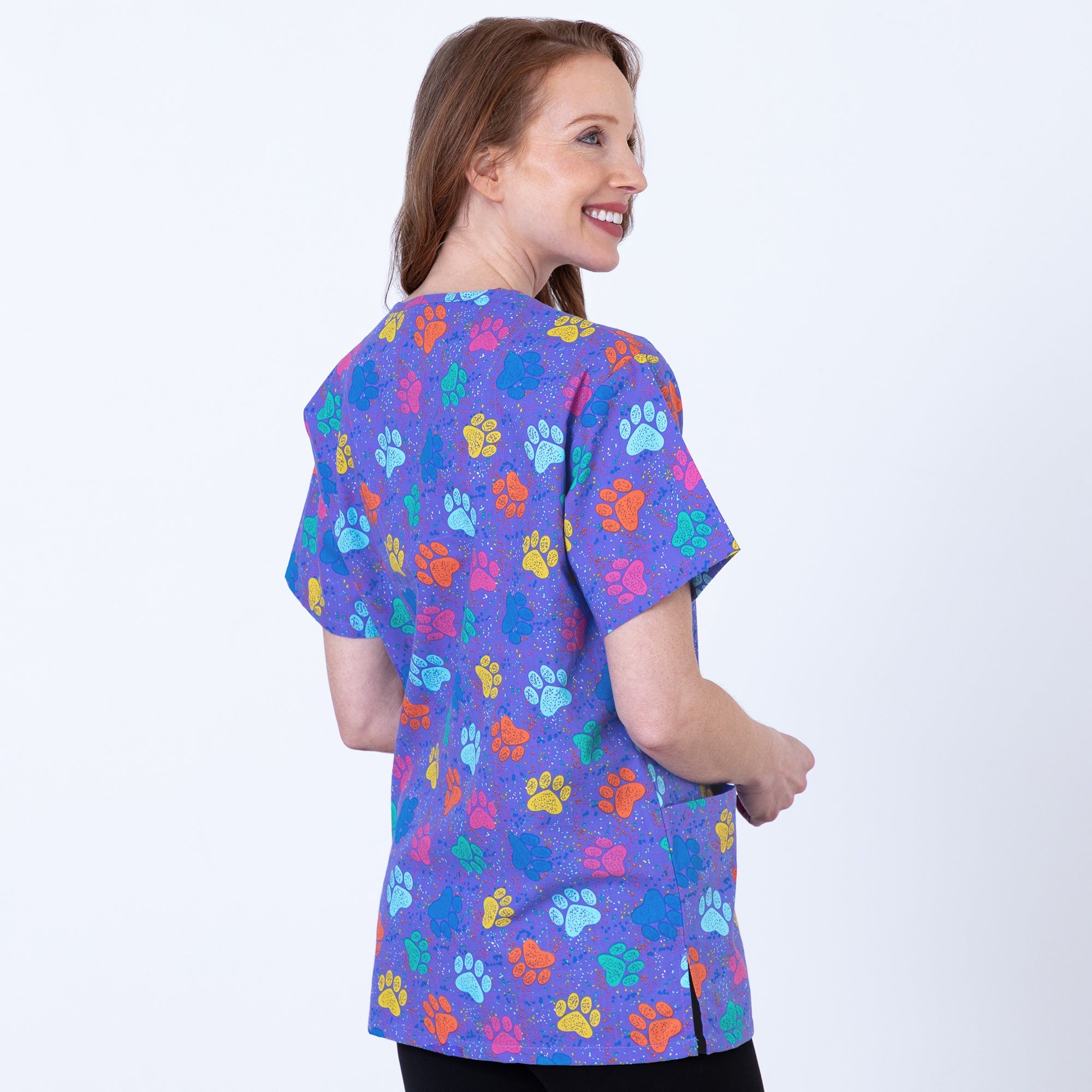 Pawsitivley Lovely Scrub Top - Aaria Tees Aaria Tees