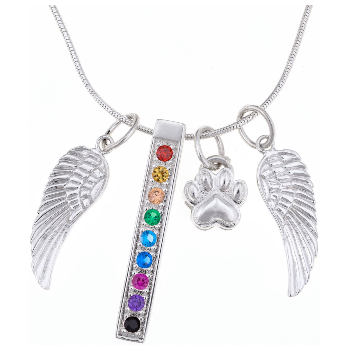 Rainbow Bridge Sterling Necklace - Aaria Tees