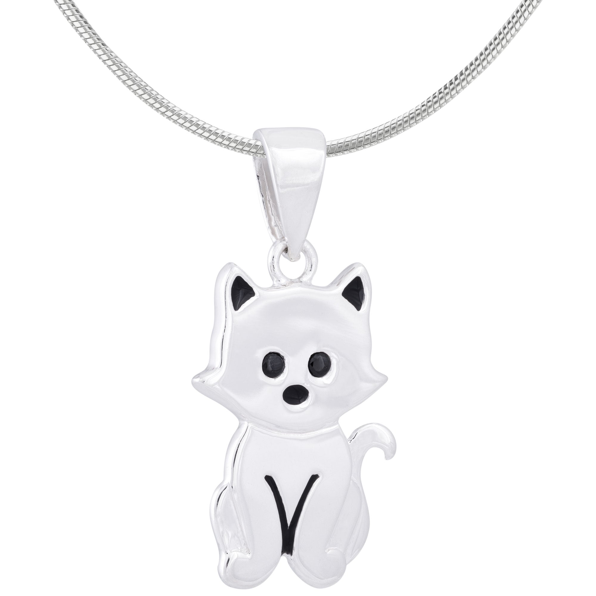 Sweet Feline Sterling Necklace - Aaria Tees Aaria Tees