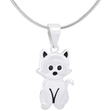 Sweet Feline Sterling Necklace - Aaria Tees Aaria Tees