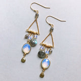 Opalite Chandie Earrings Aaria Tees