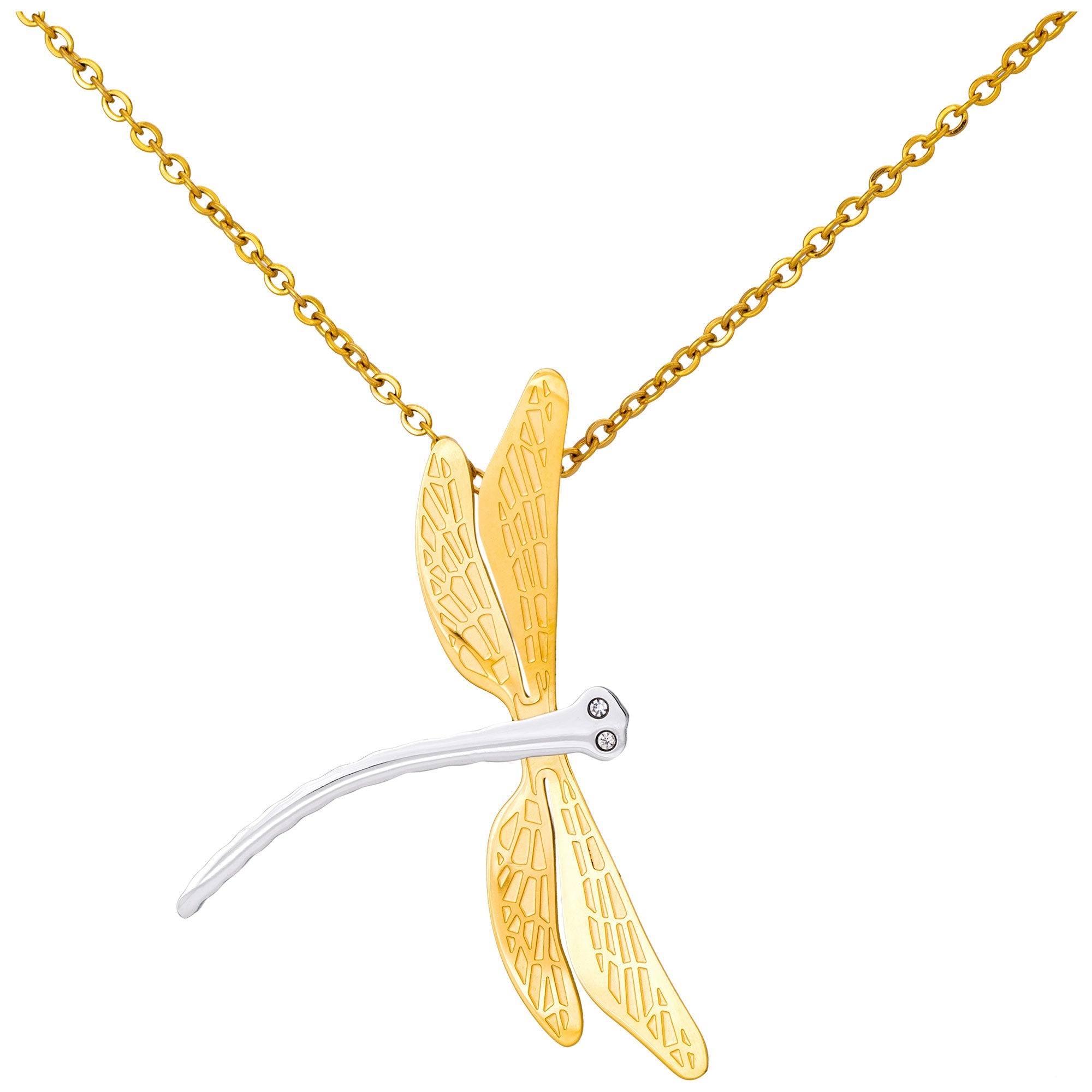 Three-Dimensional Dragonfly Necklace - Aaria Tees Aaria Tees