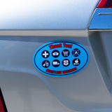 Support Frontline Workers Car Magnet - Aaria Tees Aaria Tees