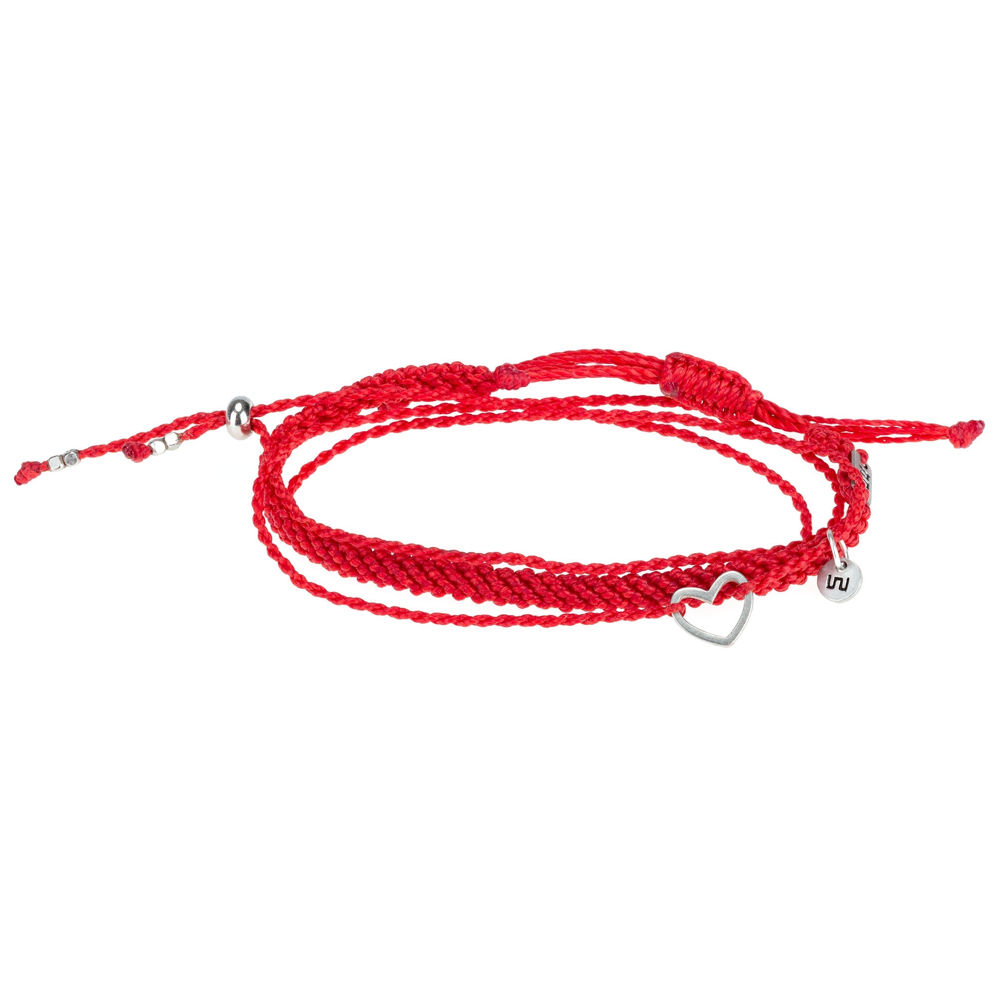 The Red String & Heart Bracelet - Aaria Tees Aaria Tees