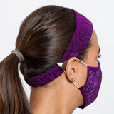 Pretty Pattern Face Mask & Headband - Aaria Tees Aaria Tees