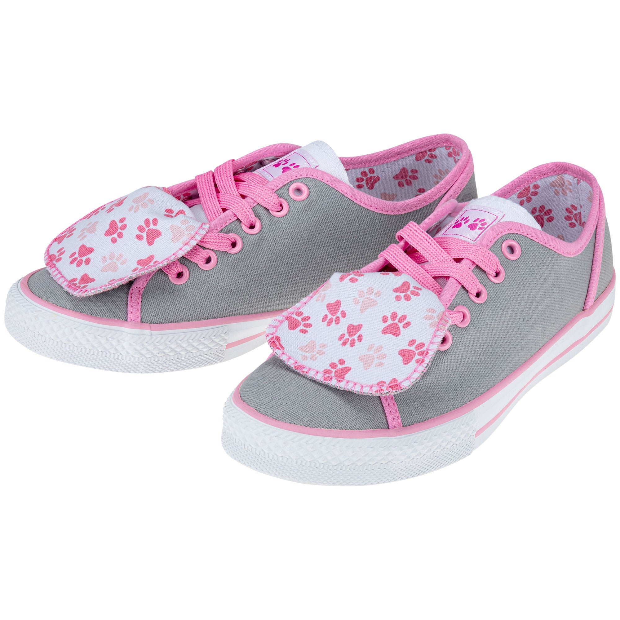 Women's Paw Print Low Top Shoes - Aaria Tees Aaria Tees
