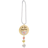 In This Together Mixed Metal Car Charm - Aaria Tees Aaria Tees