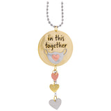 In This Together Mixed Metal Car Charm - Aaria Tees Aaria Tees