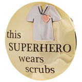 Superhero in Scrubs Mixed Metal Pin - Aaria Tees Aaria Tees