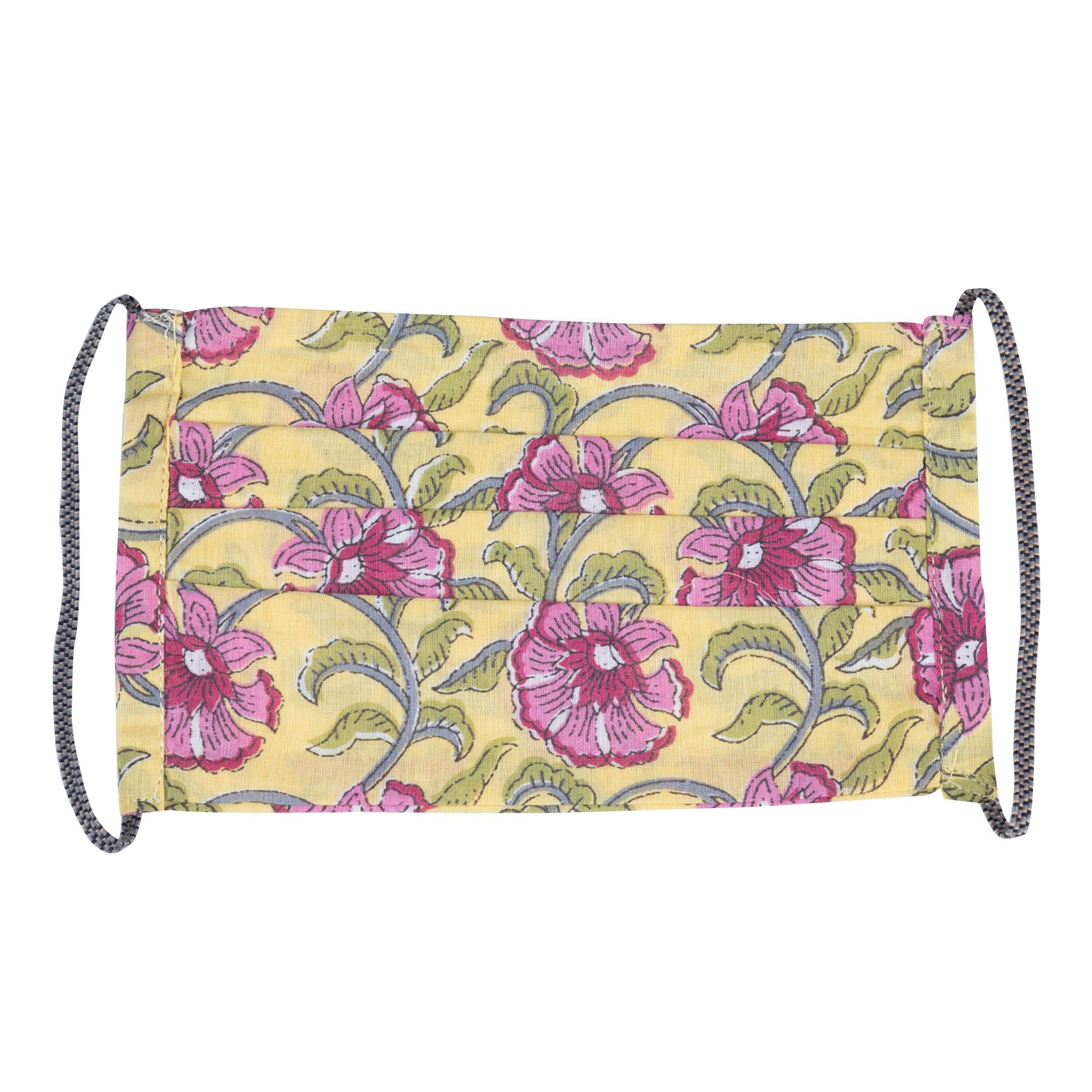 Jal Mahal Block Print Face Masks - Set of 3 - Aaria Tees Aaria Tees