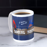 Social Distancing Bird Mug - Aaria Tees Aaria Tees
