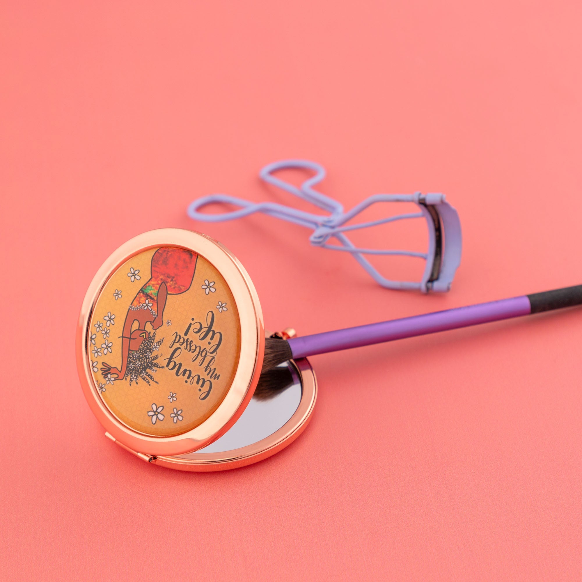 Shades of Color Magnetic Compact Mirror - Aaria Tees Aaria Tees
