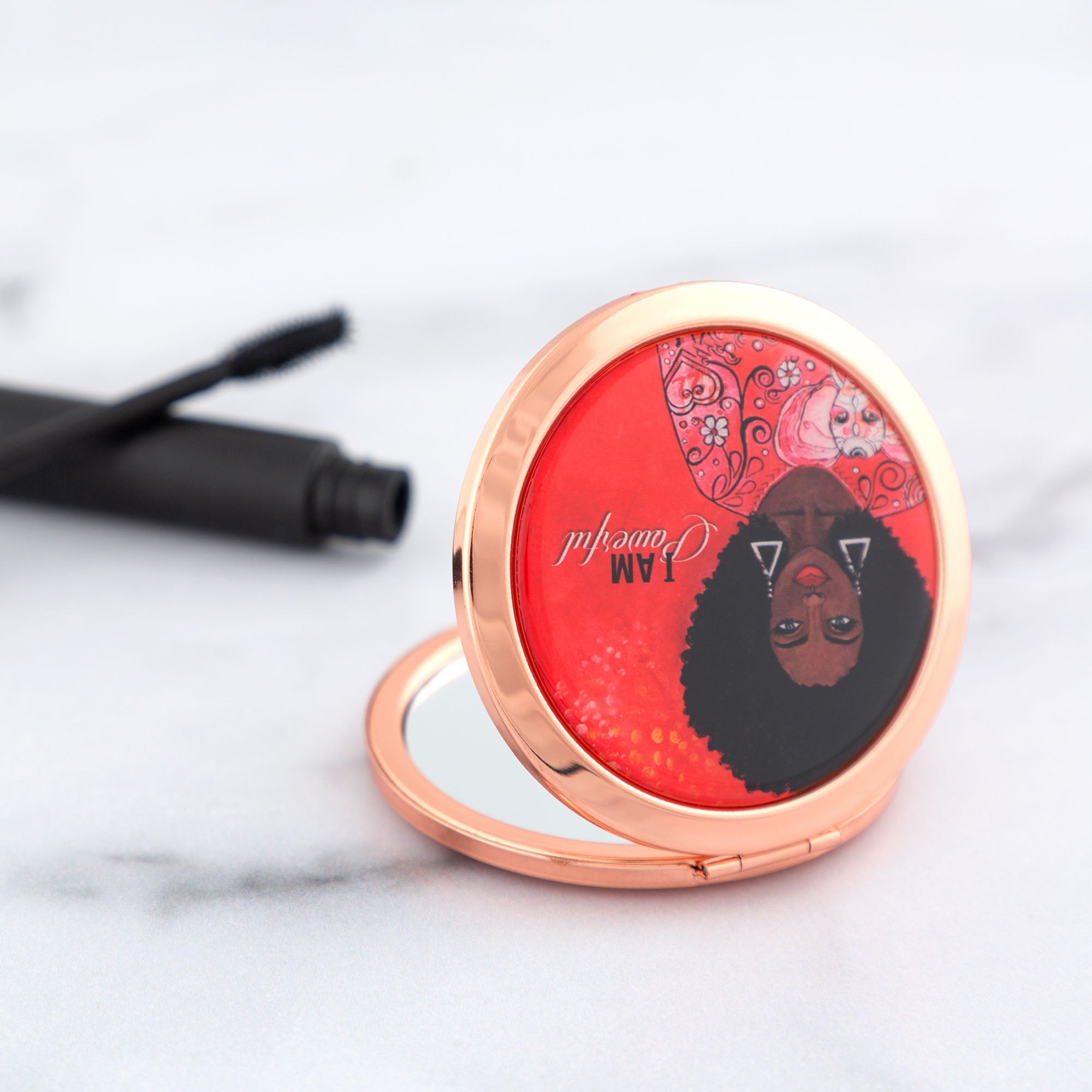 Shades of Color Magnetic Compact Mirror - Aaria Tees Aaria Tees
